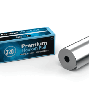 320 Premium Hookah Shisha Aluminium Foil - Extra Thick Roll - 25 Meters - 40 Micron Thick
