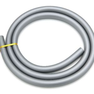 Silikonschlauch-silber-matt.jpg Kakas Hookahs Soft Touch Silicone Hose — Matt Silver