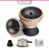 Alpha Hookah Alpha Bowl - Turk Design Pro - Black Matte