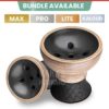 Alpha Hookah Alpha Bowl - Turk Design Pro - Black Matte