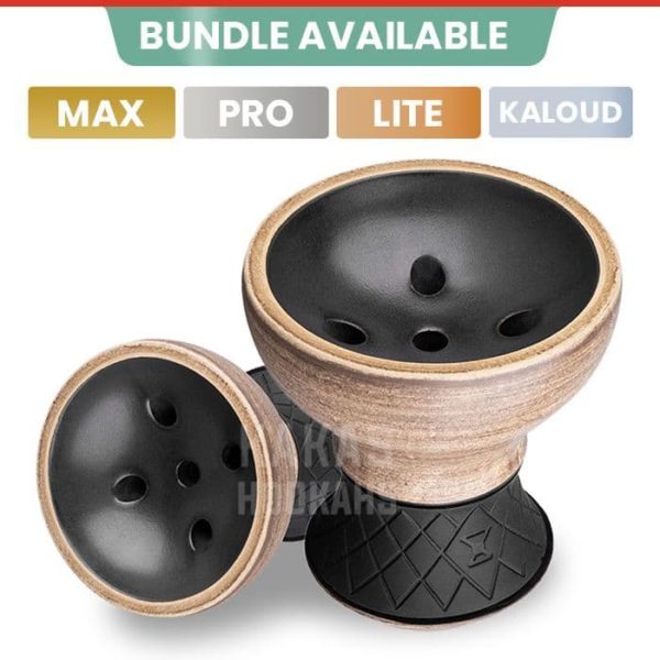 Alpha Hookah Alpha Bowl - Turk Design Pro - Black Matte
