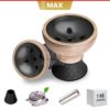 Alpha Hookah Alpha Bowl - Turk Design Pro - Black Matte