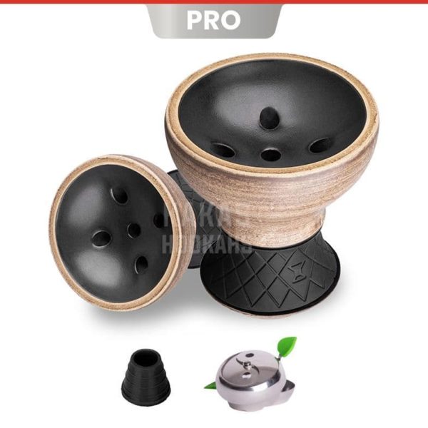 Alpha Hookah Alpha Bowl - Turk Design Pro - Black Matte