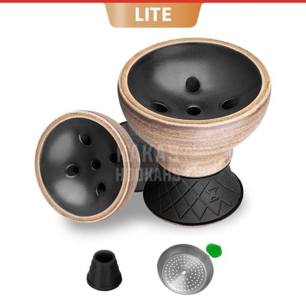 Alpha Hookah Alpha Bowl - Turk Design Pro - Black Matte