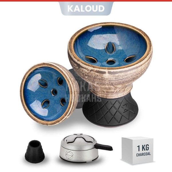 Alpha Hookah Alpha Bowl - Turk Design Pro - Blue Ocean