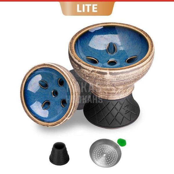 Alpha Hookah Alpha Bowl - Turk Design Pro - Blue Ocean