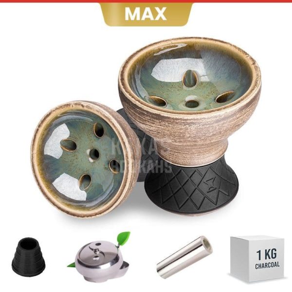 alpha-hookah-alpha-bowl-turk-design-pro-green-fog-3-26551-p.jpg Alpha Hookah Alpha Bowl - Turk Design Pro - Green Fog