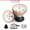 Alpha Hookah Alpha Bowl - Turk Design Pro - White Sand