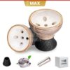 Alpha Hookah Alpha Bowl - Turk Design Pro - White Sand