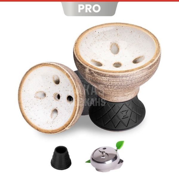Alpha Hookah Alpha Bowl - Turk Design Pro - White Sand