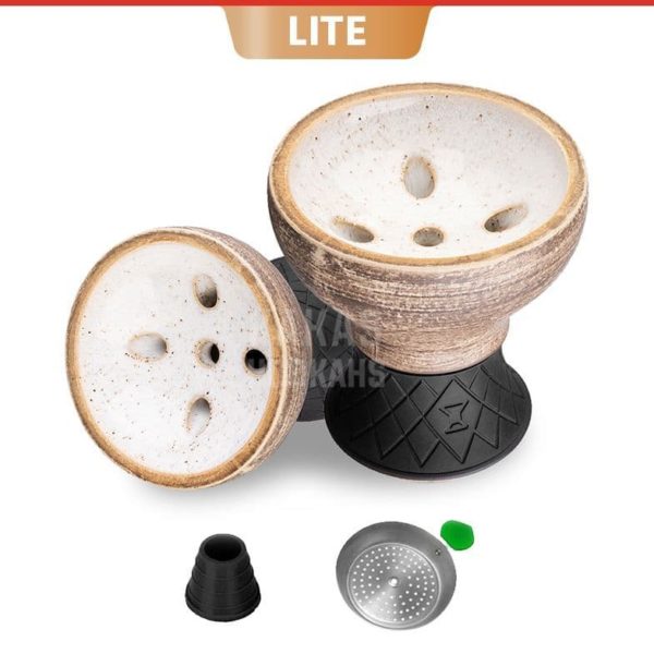 Alpha Hookah Alpha Bowl - Turk Design Pro - White Sand