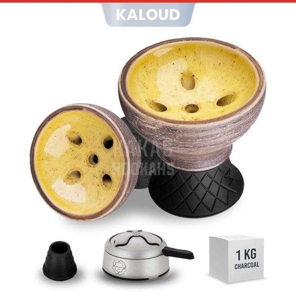 Alpha Hookah Alpha Bowl - Turk Design Pro - Yellow