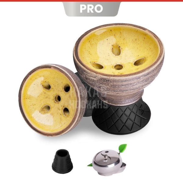 Alpha Hookah Alpha Bowl - Turk Design Pro - Yellow