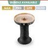Alpha Hookah Bowl - Wave Phunnel (Arctic Black)