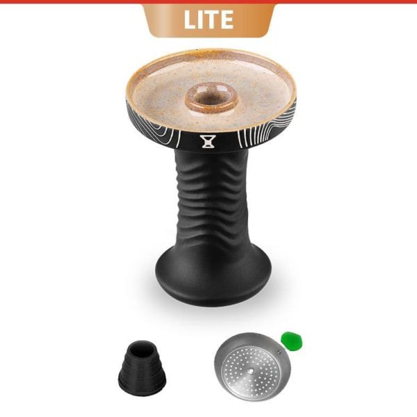 Alpha Hookah Bowl - Wave Phunnel (Arctic Black)