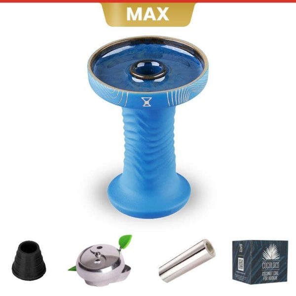 Alpha Hookah Bowl - Wave Phunnel (Atlantic Blue)