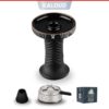 Alpha Hookah Bowl - Wave Phunnel (Black Cenote)