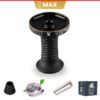 Alpha Hookah Bowl - Wave Phunnel (Black Cenote)