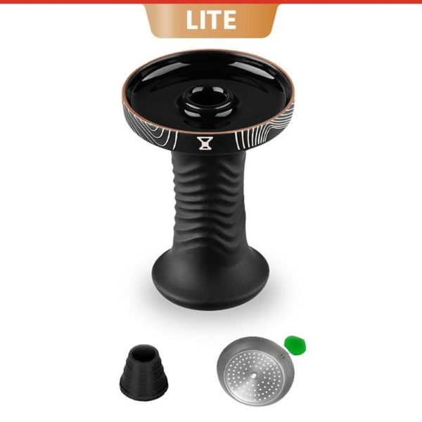 Alpha Hookah Bowl - Wave Phunnel (Black Cenote)