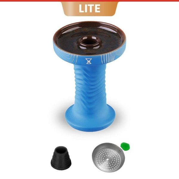 Alpha Hookah Bowl - Wave Phunnel (Blue Indian)