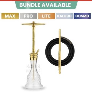 Hoob Go PRO Hookah - Gold Bell Carved
