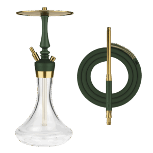 Hoob Mars Mini Pro Hookah - Racing Green Gold