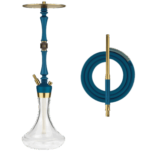 Hoob Mars Pro Hookah - Marine Blue Gold