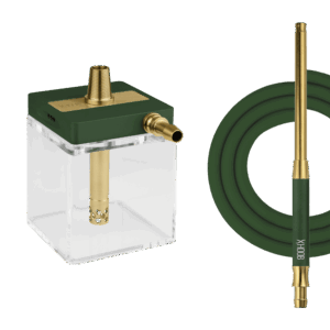 Hoob SubAtom Hookah C - British Racing Green Gold