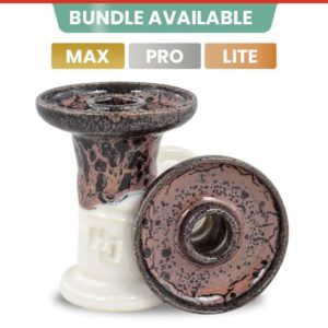 Hookah John 80 Feet 80 Bowl - Blackberry over White