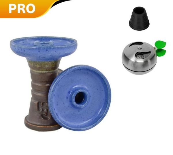 Hookah John Retro Harmony Bowl - Blue Stone