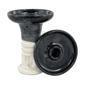 hookah-john-retro-harmony-bowl-wet-ash-over-white-9495-p.png Hookah John Retro Harmony Bowl - Wet Ash Over White