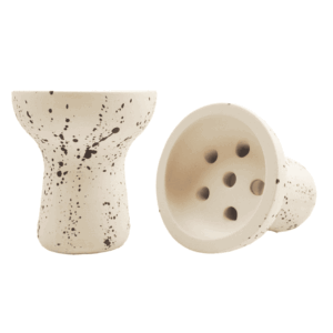 Kong Turkish Shisha Bowl - Turkish Duet White