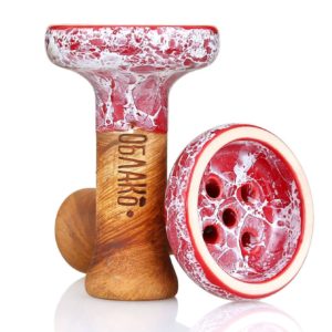 Oblako Black (Killer) Glazed - Marble Red (31)