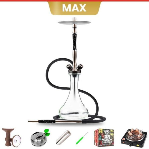 Union Hookah Fibonacci - Acrylic Black