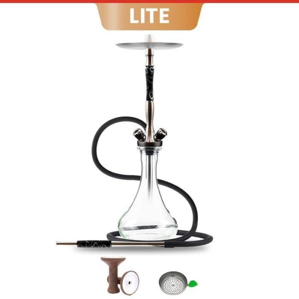 Union Hookah Fibonacci - Acrylic Black