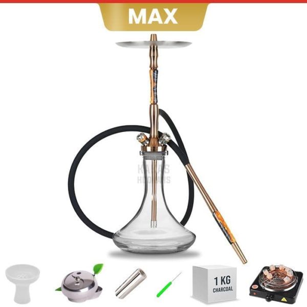 Union Hookah Fibonacci - PVD Bronze