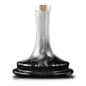 Union Hookah Fibonacci Threaded Bohemian Crystal Base (Black)