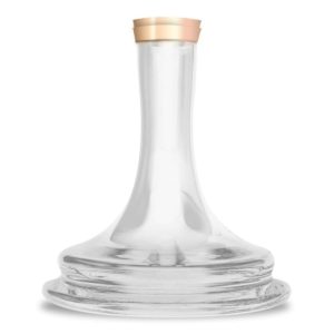 Union Hookah Fibonacci Threaded Bohemian Crystal Base (PVD Bronze Smooth)