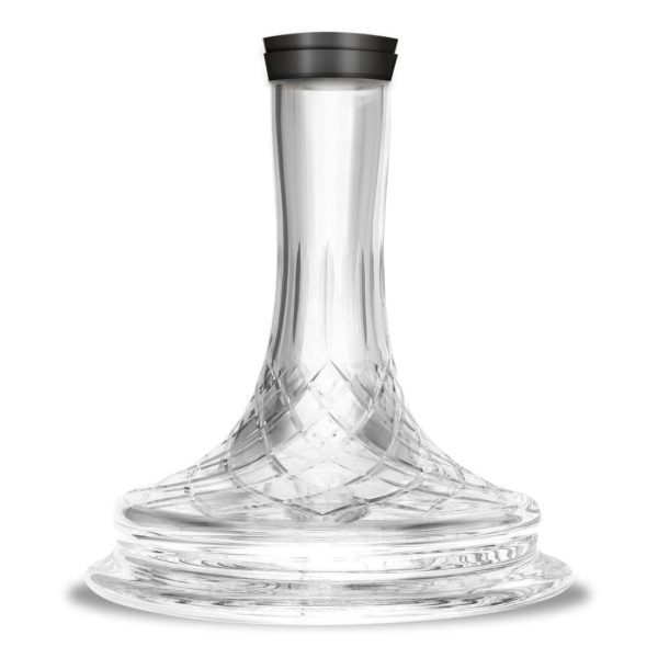 union-hookah-fibonacci-threaded-bohemian-crystal-base-pvd-graphite-carved-4796-p.jpeg Union Hookah Fibonacci Threaded Bohemian Crystal Base (PVD Graphite Carved)