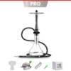 Union Hookah Sleek V2 - Black Silver