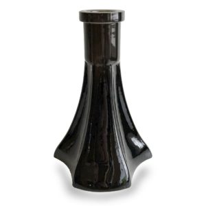 Vessel Glass Shisha Base - Neo Lux With Base & Grommet (Gloss Black)