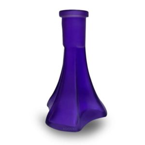 Vessel Glass Shisha Base - Neo Lux With Base & Grommet (Purple Matt)